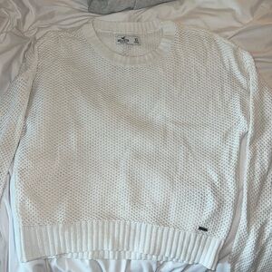 White Hollister sweater